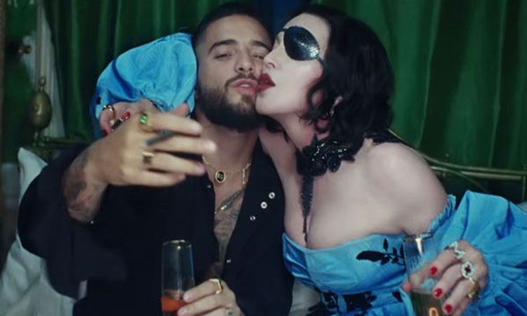 Madonna urged rapper Maluma to sex up proceedings