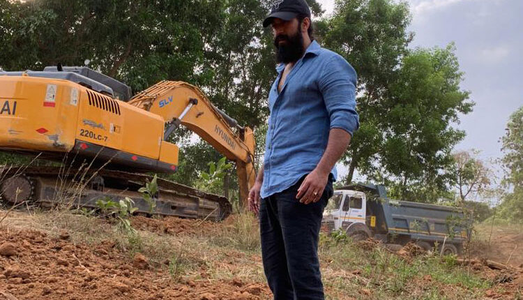 Superstar Yash spends time restoring his land near the farmhouse in Hassan